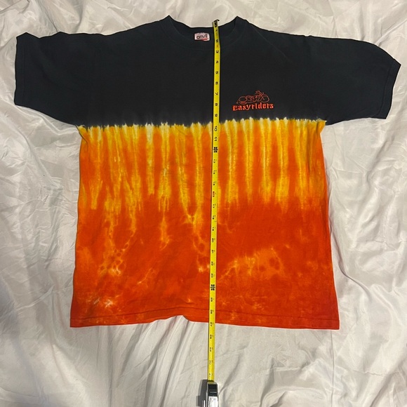 Vintage T - Shirt Easyriders Men’s L Flame Tie Dye Logo y2k - Picture 6 of 8